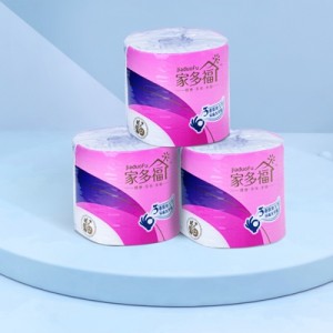 How to distinguish the fiber components in toilet paper?